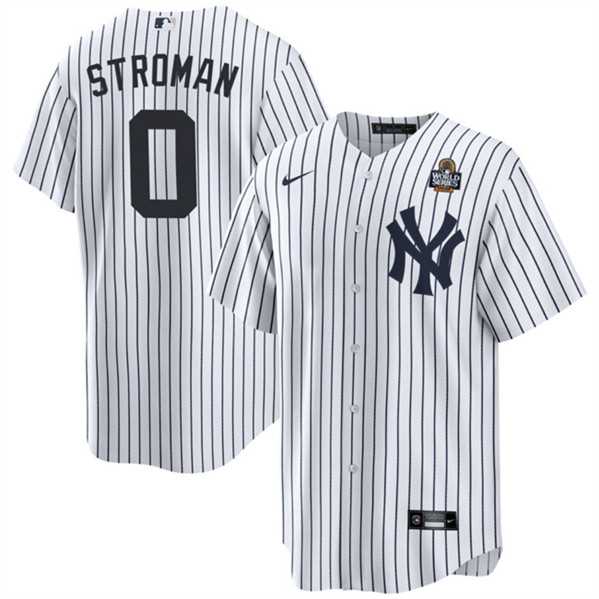 Men's New York Yankees #0 Marcus Stroman White 2024 World Series With Name Cool Base Stitched Jersey Dzhi,We sell and wholesale Men's New York Yankees #0 Marcus Stroman White 2024 World Series With Name Cool Base Stitched Jersey Dzhi on line form chian!